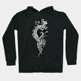 Abstract doodle art Hoodie